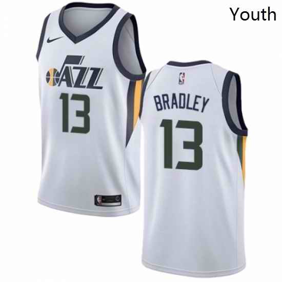 Youth Nike Utah Jazz 13 Tony Bradley Swingman NBA Jersey Association Edition